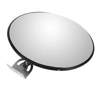 Specchio Convesso 30cm Nero in ABS per Negozi e Aree Trafficate | Installazione Semplice, Riduce gli Angoli Ciechi, Migliora Sicurezza e Controllo, Forma Curva per Interni