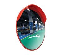 Specchio Convesso A Parete, Specchio Di Sicurezza Grandangolare, Design Rotondo E Curvo, Installazione Esterna For Garage, Magazzini, Uffici Scolastici(80cm)