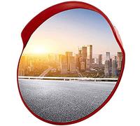 Specchio convesso di sicurezza per il traffico, Specchio stradale convesso grandangolare, officina con montaggio a parete regolabile, specchio convesso di alta qualità, lente grandangolare riflettente