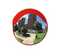 Specchio convesso di sicurezza stradale da 75 cm, grandangolo, protezione UV, impermeabile, ideale per scuole, incroci, parcheggi, migliora visibilità e sicurezza