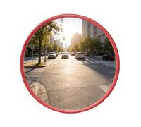 Specchio Convesso Di Sicurezza, Telaio Rotondo Grandangolare In Acrilico PPC Ad Alta Resistenza, For Parcheggi, Vialetti, Magazzini E Incroci(45cm)