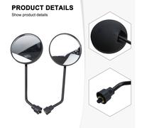 Specchio convesso grandangolare design elegante per ebike bici elettrica m8 manu