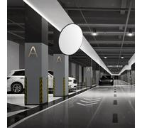 Specchio convesso Specchio traffico Strada Interno Esterno 45cm indoor black