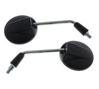 Specchio Coppia Nero Contrassegno E per Kawasaki KLX 125 C 250 S KLX125 KLX250