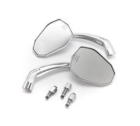 Specchio Coppia Victory Cromo Omologati per Yamaha Dt FS Fz MT Rd Sr TDM Tdr Vmx