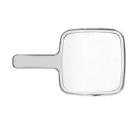 Specchio cosmetico a forma di onde d'acqua, specchio da viaggio, specchio per il trucco manuale