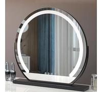 Specchio cosmetico intelligente con luce LED touch control da tavolo Vani specchio cosmetico per Beau disponibile in nero/bianco/d/argento (dimensioni: 42 cm x 38 cm)