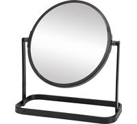 Kleine Wolke Specchio cosmetico Framework Mirror con ingrandimento 2x, dimensioni: 17,5 x 19,5 x 8 cm, materiale: metallo/vetro