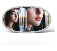 Specchio cosmetico per parasole auto, For accessori for alette parasole for auto Luci touch screen dimmerabili a 3 colori Dettaglio ingrandimento, veicolo universale