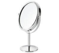 Specchio cosmetico, specchio per il trucco, specchio da tavolo con ingrandimento, bifacciale e girevole a 360 per trucco, rasatura, cura d