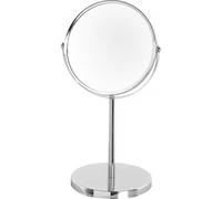 Specchio cosmetico tondo portatile trucco zoom girevole da appoggio tavolo