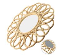 Specchio da appendere in rattan intrecciato decorazione parete creativa completa
