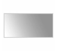 Specchio da bagno a LED, 100 x 50 cm, in vetro, con interfaccia USB e protezione IP65, adatto per montaggio a parete, specchio cosmetico illuminato per bagno, camera da letto, corridoio, trucco e