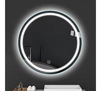 Specchio da bagno a LED anti-appannamento, luce bianca moderna, 70 cm, perfetto per bagni e camere da letto eleganti, riflesso chiaro, facile installazione, design elegante