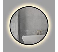 Specchio da bagno a LED con luci, specchio cosmetico illuminato per trucco, infrangibile, per bagno e camera da letto, specchio illuminato di grandi dimensioni per una perfetta riflessione