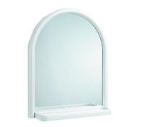SPECCHIO DA BAGNO AD ARCO CON MENSOLA CM. 52 x 63