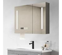 Specchio da bagno con illuminazione a LED con specchio per il trucco anti-appannamento con parete nizer illuminato armadietto dei medicinali perfetto per la decorazione della casa e del bagno