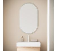 Specchio da Bagno con Luce LED e Antiappannamento 100x60 cm Ona