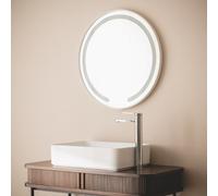 Specchio da Bagno con Luce LED e Antiappannamento Ø60 cm Nour