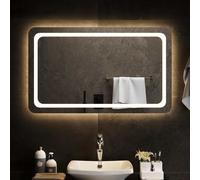 Specchio da Bagno con Luci LED 100x60 cm