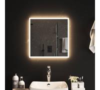 vidaXL Specchio da Bagno con Luci LED 50x50 cm