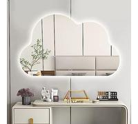 Specchio Da Bagno Illuminato A LED, Specchio Da Parete A Forma Di Nuvola Irregolare, Specchio Di Vanità Senza Cornice, HD, A Prova Di Esplosione, Luminosità Regolabile, Pulsante A Sfioramento ( Size :