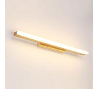 Specchio da bagno in legno Luce Nordic LED Vanity Lighting Semplice Parete Lampada a specchio Chic Applique in legno per la decorazione del bagno Accessorio di illuminazione moderna.
