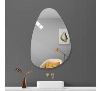 Specchio da bagno irregolare da parete senza cornice HD specchio da toeletta(50 * 75CM/19.7 * 29.5INCH)