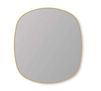 Specchio da bagno Nora Gold LED 70x78 cm
