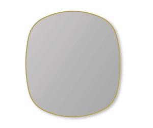 Specchio da bagno Nora Gold LED 70x78 cm