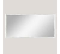 Specchio da bagno rettangolare infrangibile, superficie trasparente, gioco da parete per bambini, perfetto per decorare il bagno o la camera da letto, 50 x 70 cm, bianco