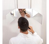 SPECCHIO DA BAGNO RICARICABILE CON LUCE SPECCHIO PIEGHEVOLE A 360°