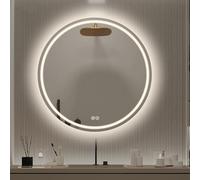 Specchio da Bagno Rotondo a LED da 40" con luci Specchio da Bagno Illuminato antiappannamento da 32" Specchi circolari retroilluminati a Parete da 24" dimmerabili 3000K/4000K/6000K (retroill