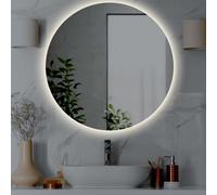 Specchio da bagno rotondo retroilluminato tondo d. 90 LUNA Made in Italy