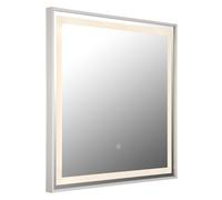 Specchio da bagno specchio LED touch control dimmer luce trucco lampada da bagno 50x50 cm