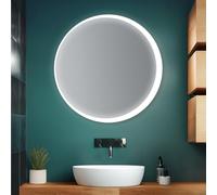 Specchio bagno 90 cm con retroilluminazione LED bianco naturale