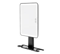 Specchio da barba per doccia, ricaricabile anti | Luce LED con controllo touch, design impermeabile infrangibile, supporto a ventosa rimovibile, ricarica USB rapida