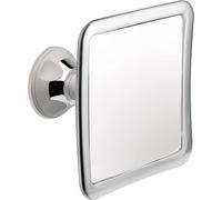 Specchio da doccia antiappannamento MIRRORVANA per la rasatura con ventosa migliorata, ingrandimento 1X, 6,3 x 6,3 pollici (cornice cromata, vent