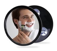 Specchio da doccia antiappannamento per rasatura e trucco con 3 potenti ventose rimovibili, specchio antiappannamento infrangibile per doccia e bagno, specchio di sicurezza per bambini senza vetro