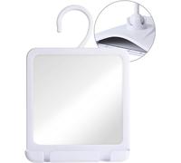 Specchio da Doccia Appendibile, Specchio da Barba Infrangibile Senza Ventosa, Specchio Doccia Antiappannamento, Anti-Fog Shaving Mirror (Plastica, 20 x 18 cm)