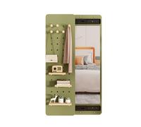 Specchio da parete a figura intera con contenitore nascosto, comodo design push-pull per ingresso, 30 x 120 cm