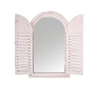 Specchio da parete a finestra con persiane, stile shabby chic