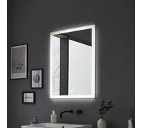 Pauleen Paulmann HomeSpa 78951-Specchio Luminoso a LED Mirra con Interruttore Touch, IP44, 600 x 800 mm, Colore, Rettangolare, incl. 1 Specchio da 22 Watt, Bianco, ▭ 600x800mm