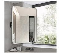 Specchio Da Parete Angolare Girevole - Bagno Con Cornice In Metallo Adatto For Corridoi, Ingressi, Soggiorni E Camere Letto; Può Essere Ruotato Verticalmente O Orizzontalmente(Color-2,75x100cm)