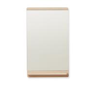 Specchio da Parete con Bordo in Rovere Bianco