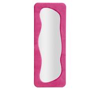 Specchio da parete con cornice in legno rivestita in vellutoFucsia Linea THEODOR FUXIA Dimensioni 60x4x h 160 cm - Colore Fucsia fucsia