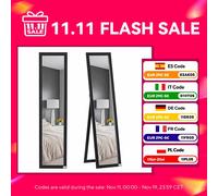 Specchio da parete Homcom a figura intera con specchio da parete a 2 vie da utilizzare moderno