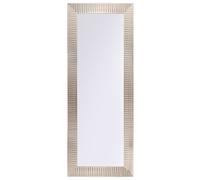 Specchio da Parete in Plastica Color Oro Elegante Moderno 50 x 130 cm
