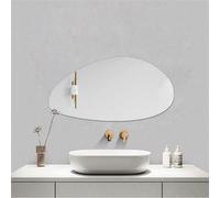 Specchio da parete irregolare elegante per toletta camera da letto facile instal