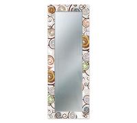 Lupia - Specchio da Parete Lungo MIRROR FANTASY TREE WHITE 52x152 cm Albero della Vita, Design Moderno, Per Soggiorno, Camera da Letto, Ingresso, Cornice Stampata in Legno, Tree White